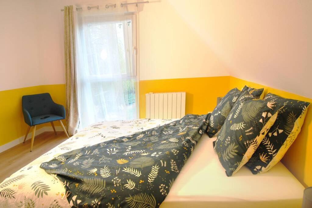 B&B Jaune, Appartement Independant, Parking, Wifi Pres De Strasbourg Ittenheim Exteriör bild